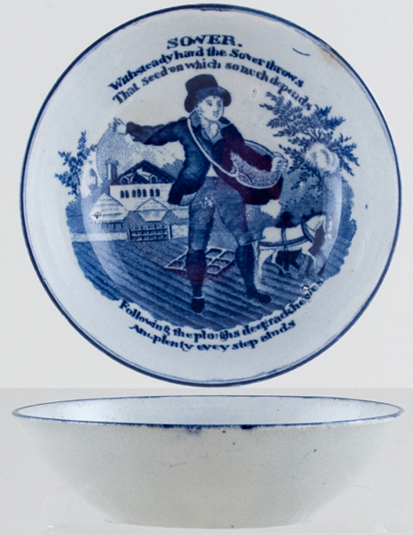 Tea Bowl Saucer Sower c1820s